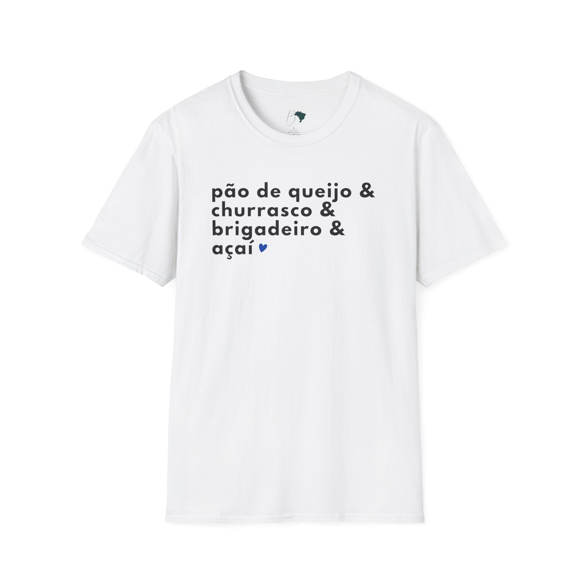 Pão de Queijo & Churrasco & Brigadeiro & Açaí – Brazilian Essentials Unisex T-Shirt