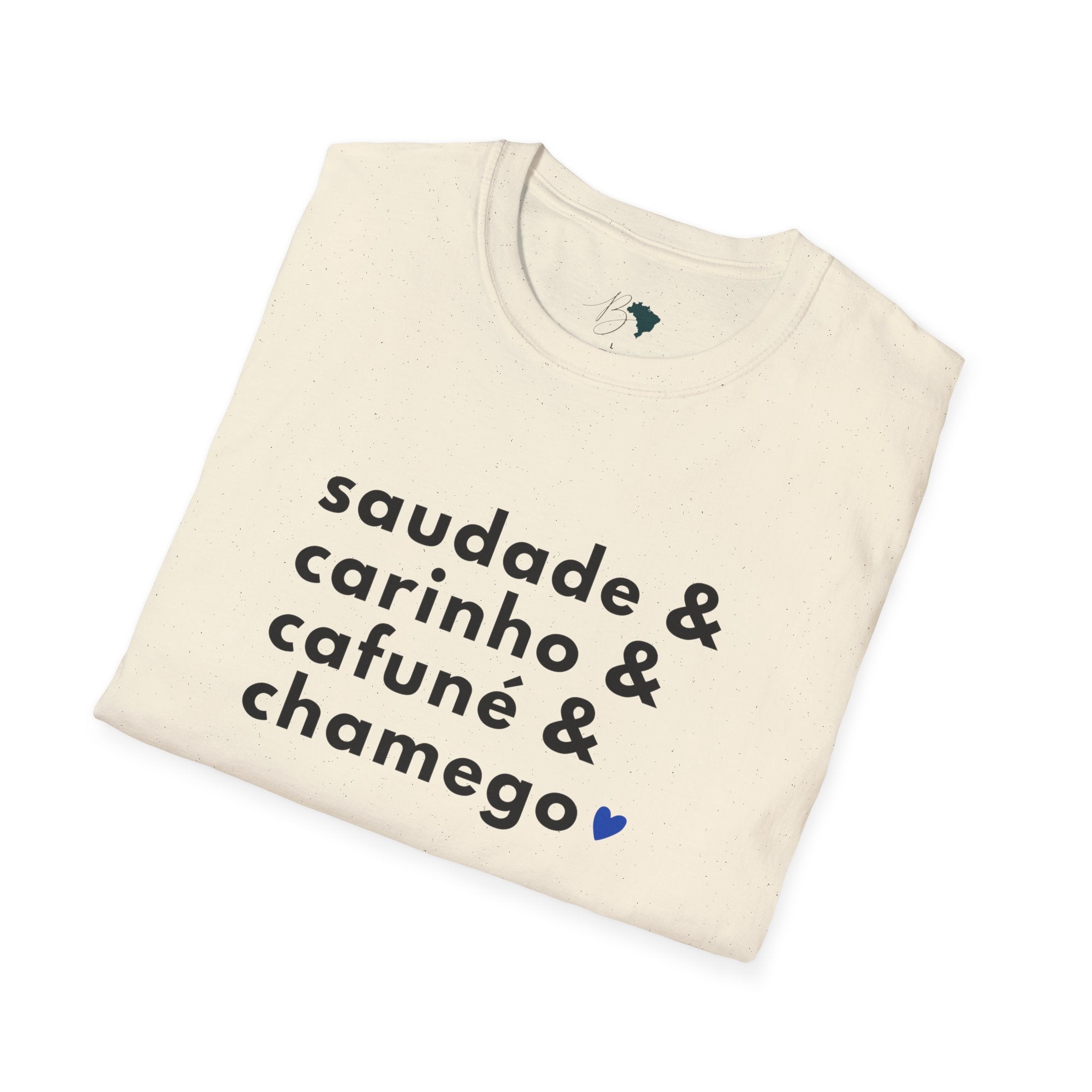 Saudade & Carinho & Cafuné & Chamego – Brazilian Words of Affection T-Shirt Unisex
