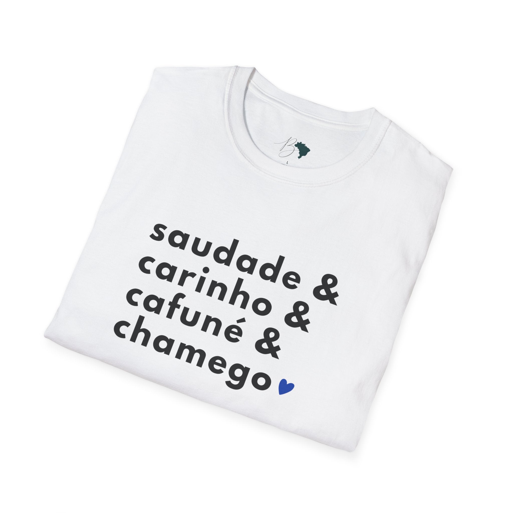 Saudade & Carinho & Cafuné & Chamego – Brazilian Words of Affection T-Shirt Unisex