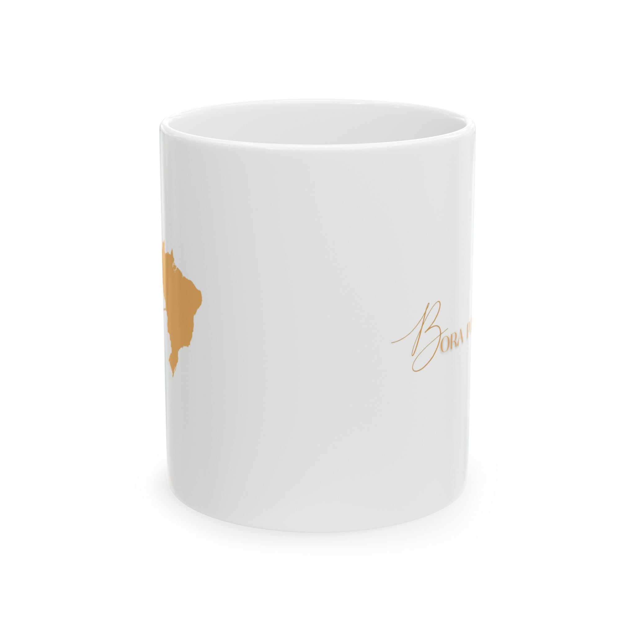 BORA Portuguese Ceramic Mug Yellow —  Coffee Cup (11oz/15oz)