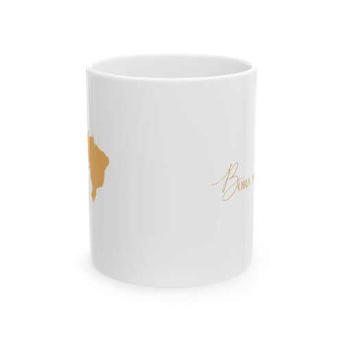 BORA Portuguese Ceramic Mug Yellow —  Coffee Cup (11oz/15oz)