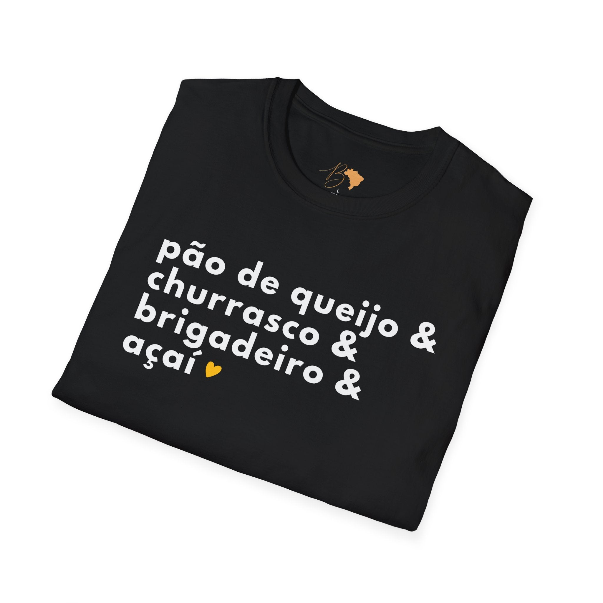 Pão de Queijo & Churrasco & Brigadeiro & Açaí – Brazilian Essentials Unisex T-Shirt