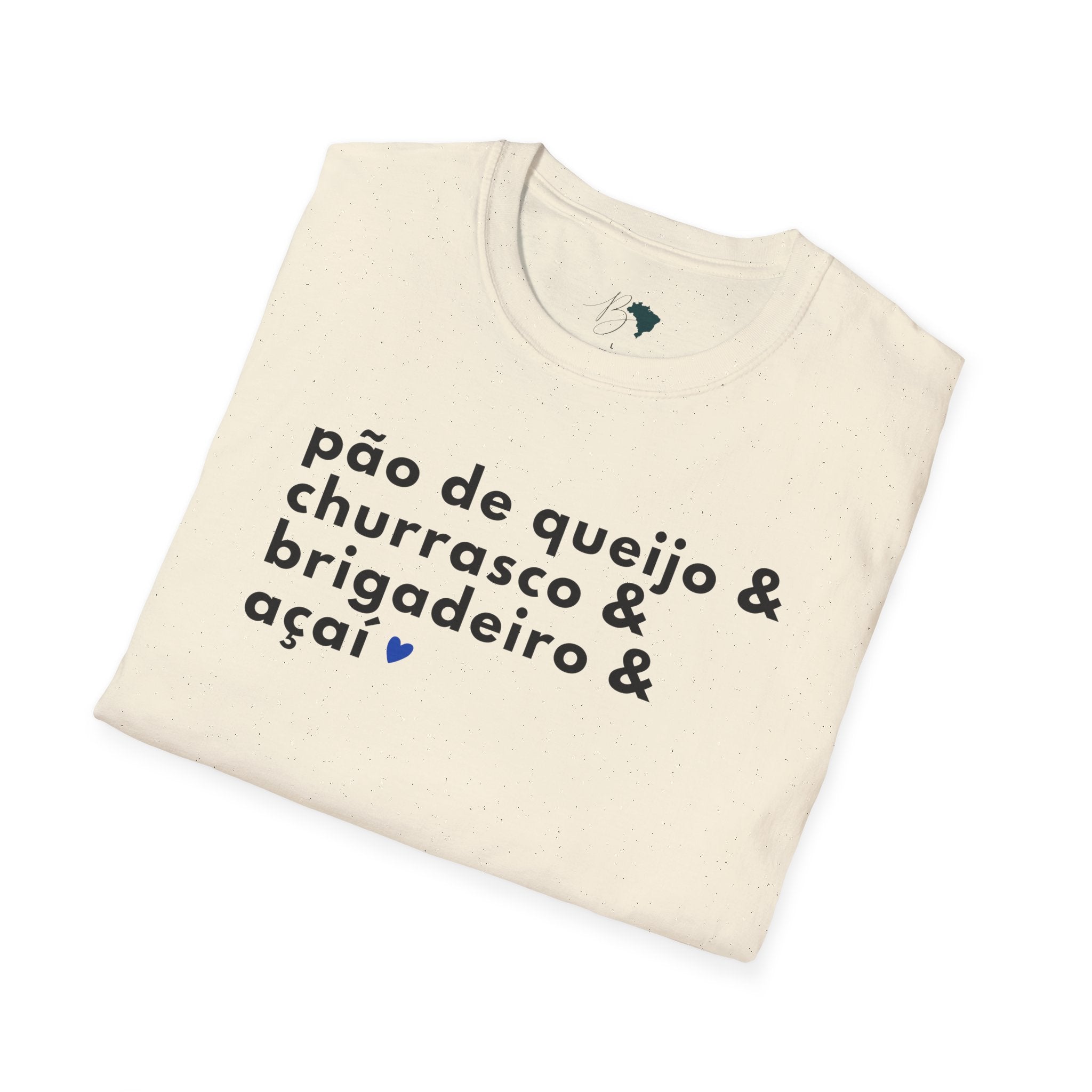 Pão de Queijo & Churrasco & Brigadeiro & Açaí – Brazilian Essentials Unisex T-Shirt