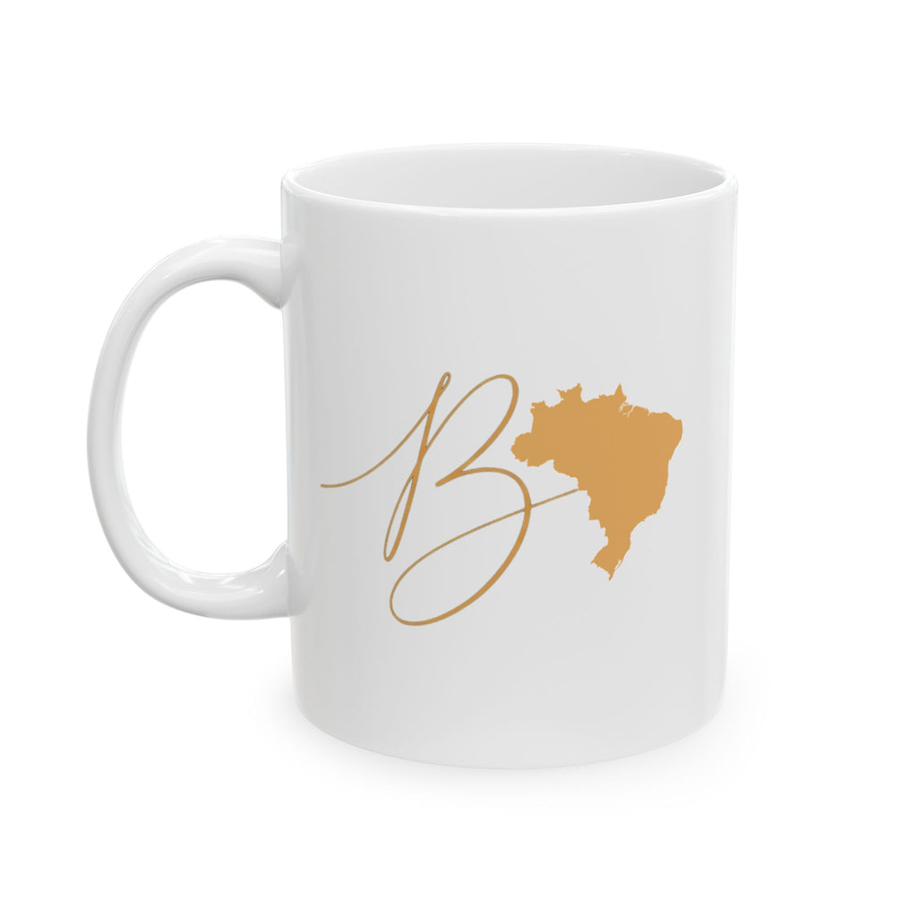 BORA Portuguese Ceramic Mug Yellow —  Coffee Cup (11oz/15oz)