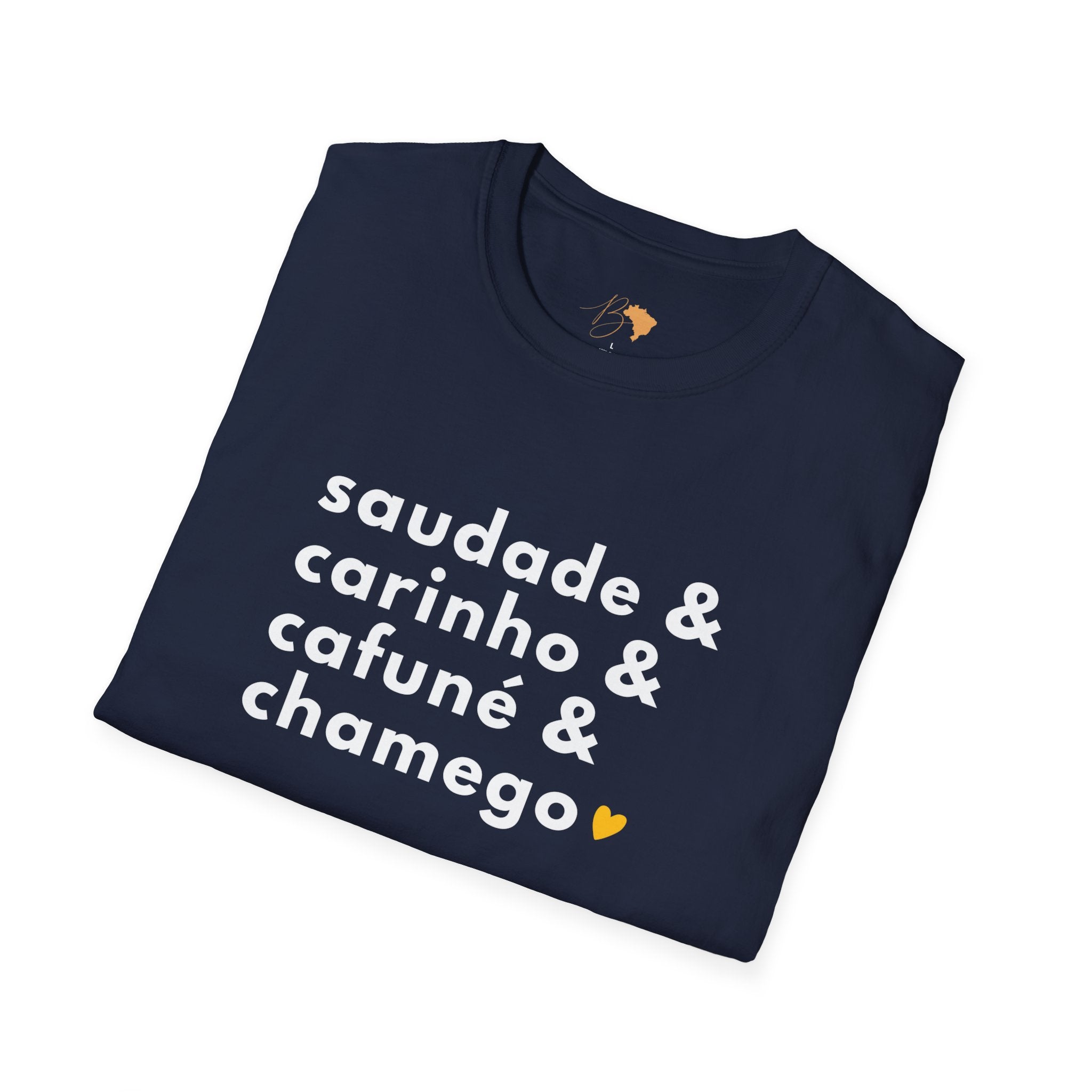 Saudade & Carinho & Cafuné & Chamego – Brazilian Words of Affection T-Shirt Unisex