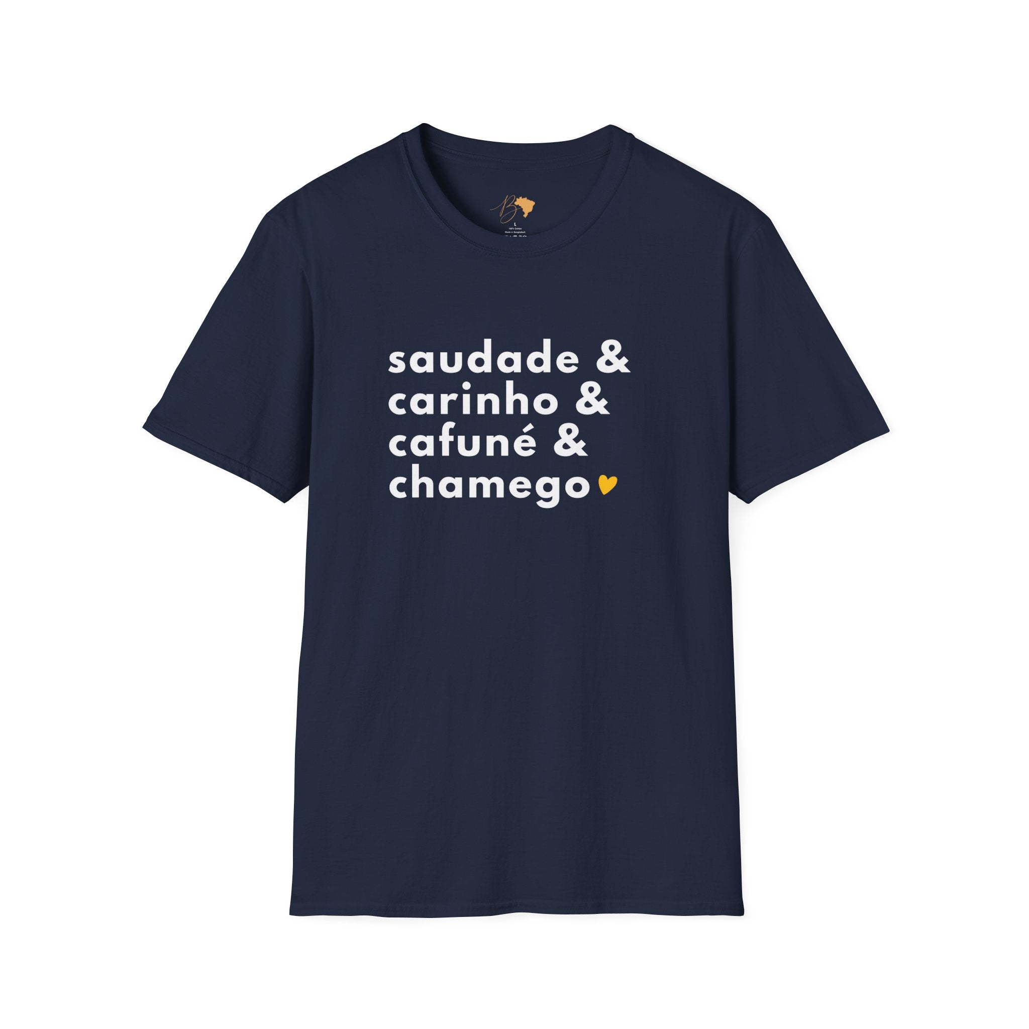 Saudade & Carinho & Cafuné & Chamego – Brazilian Words of Affection T-Shirt Unisex