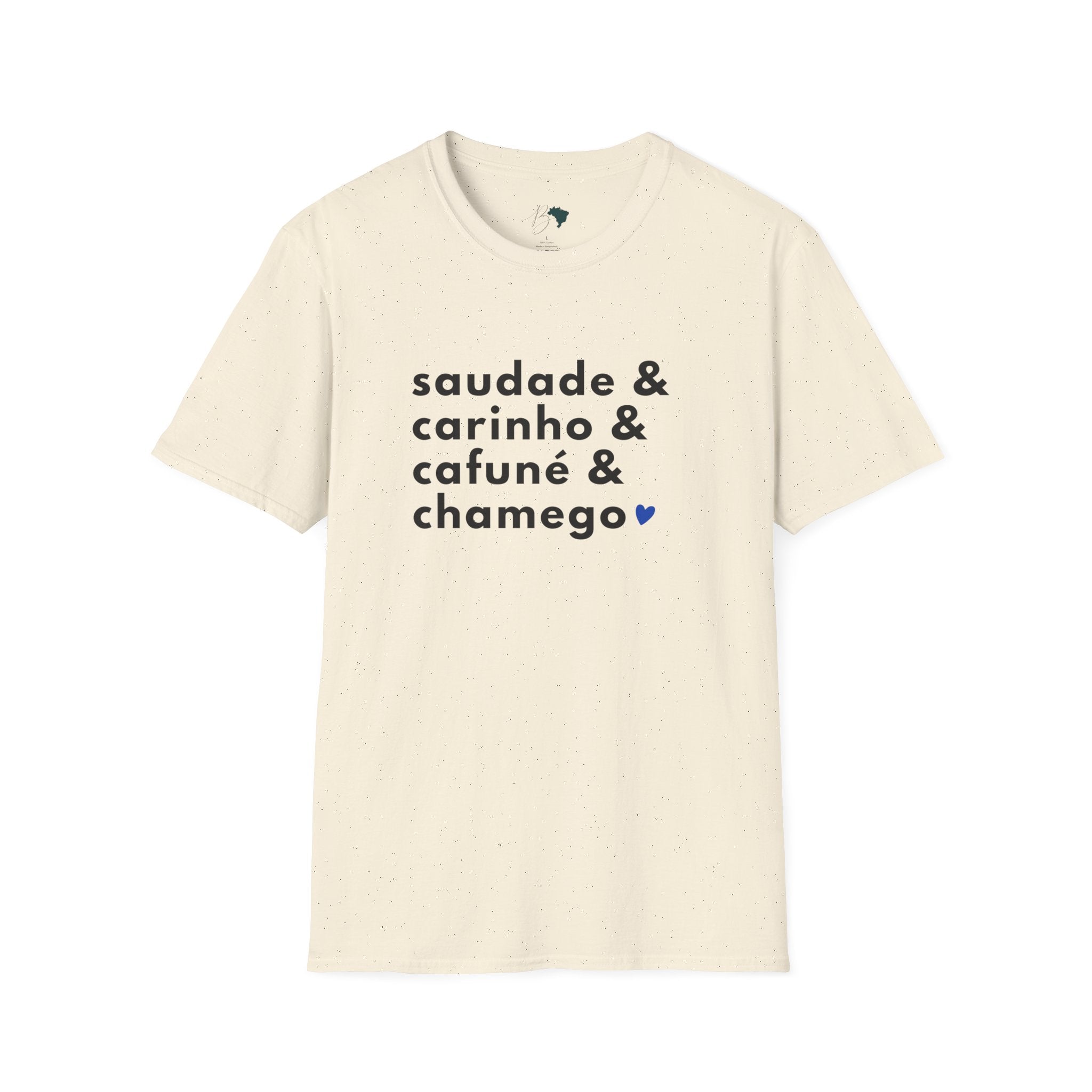 Saudade & Carinho & Cafuné & Chamego – Brazilian Words of Affection T-Shirt Unisex