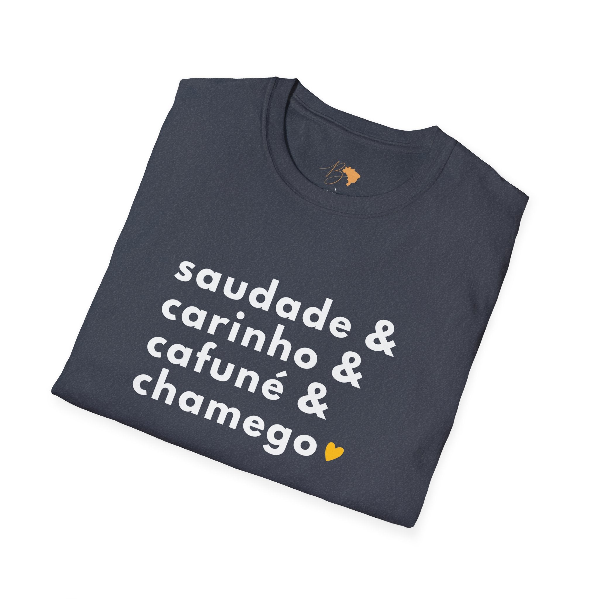 Saudade & Carinho & Cafuné & Chamego – Brazilian Words of Affection T-Shirt Unisex