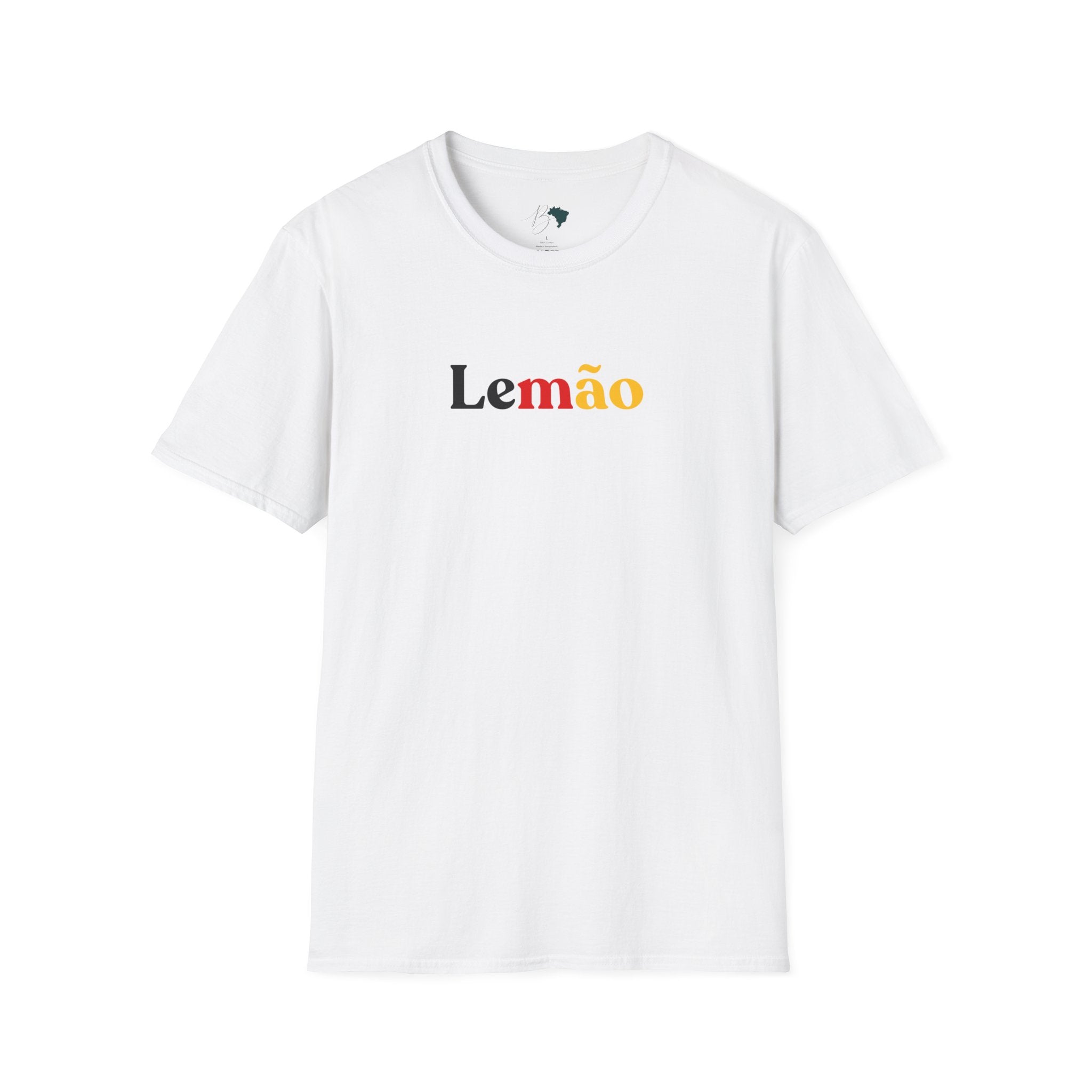 LEMÃO – Men’s Brazilian Nickname T-Shirt (German Colors Edition)