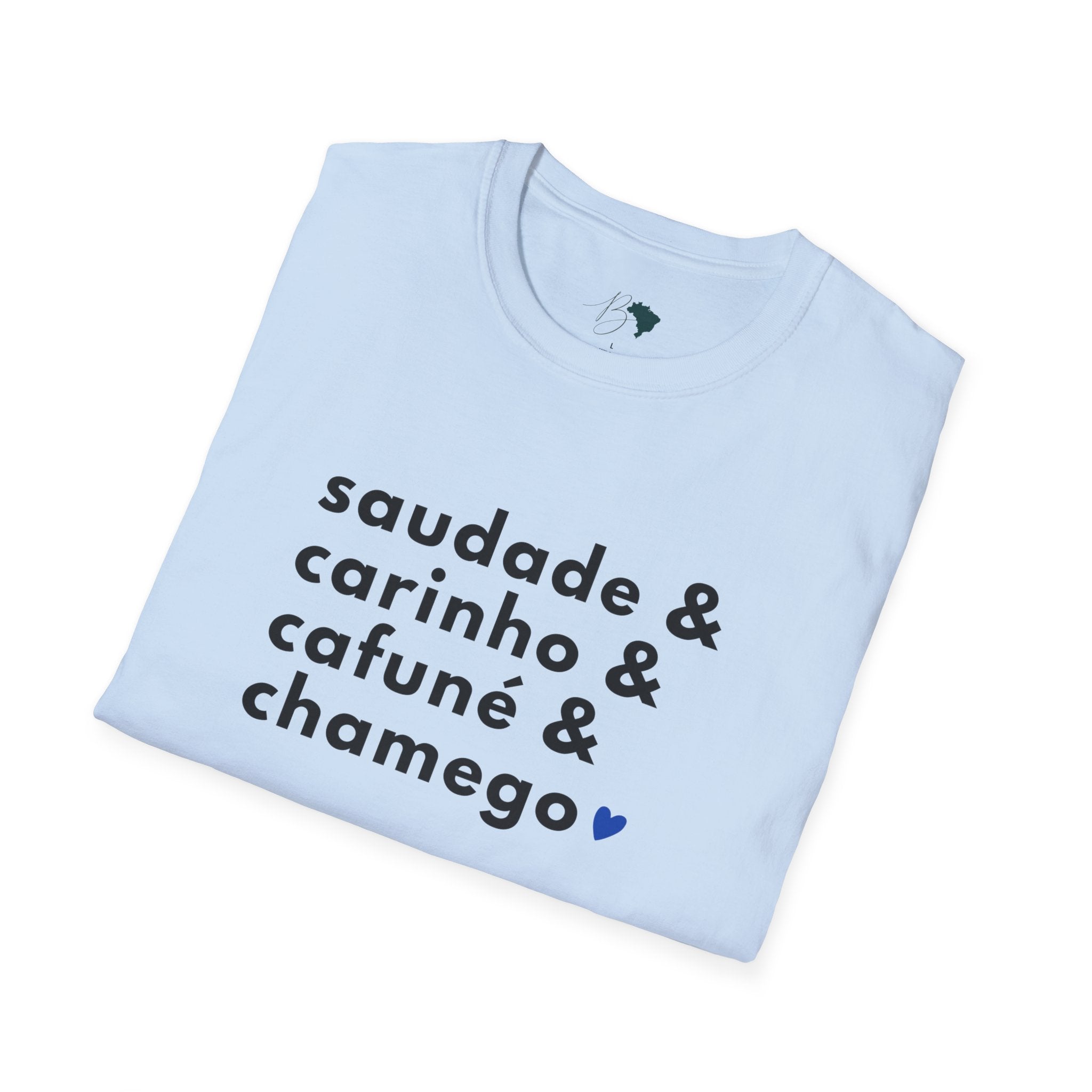 Saudade & Carinho & Cafuné & Chamego – Brazilian Words of Affection T-Shirt Unisex