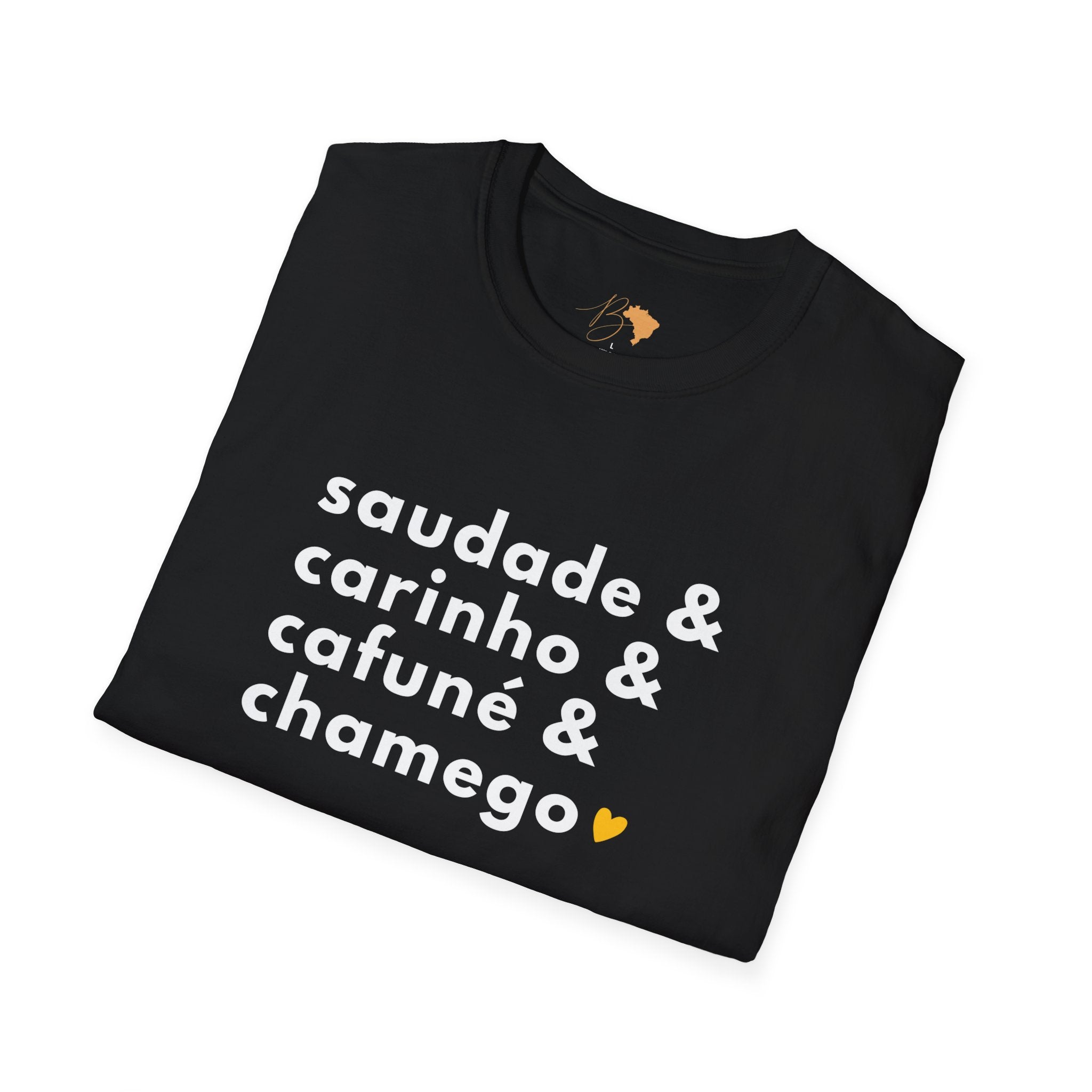 Saudade & Carinho & Cafuné & Chamego – Brazilian Words of Affection T-Shirt Unisex