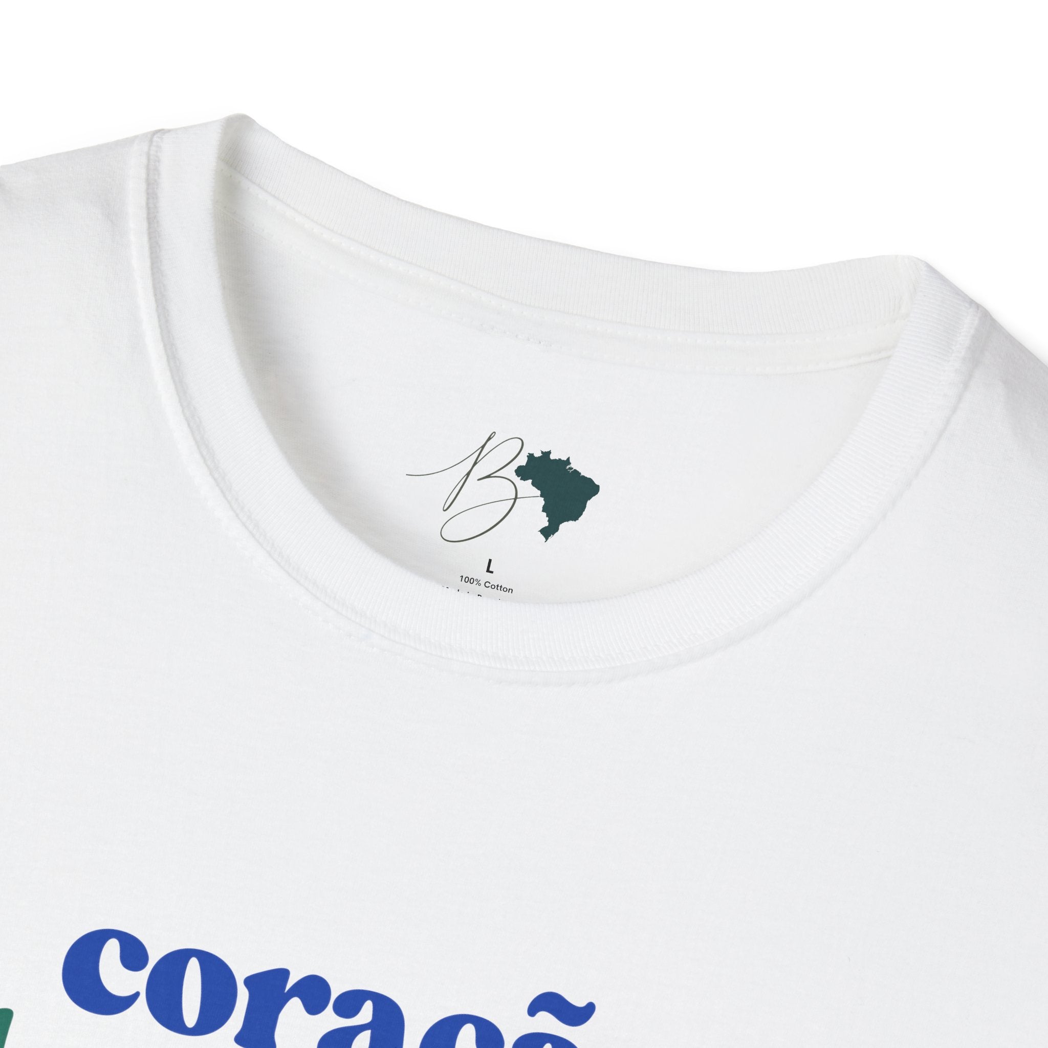 Coração Brasileiro – Brazilian Soul Unisex T-Shirt