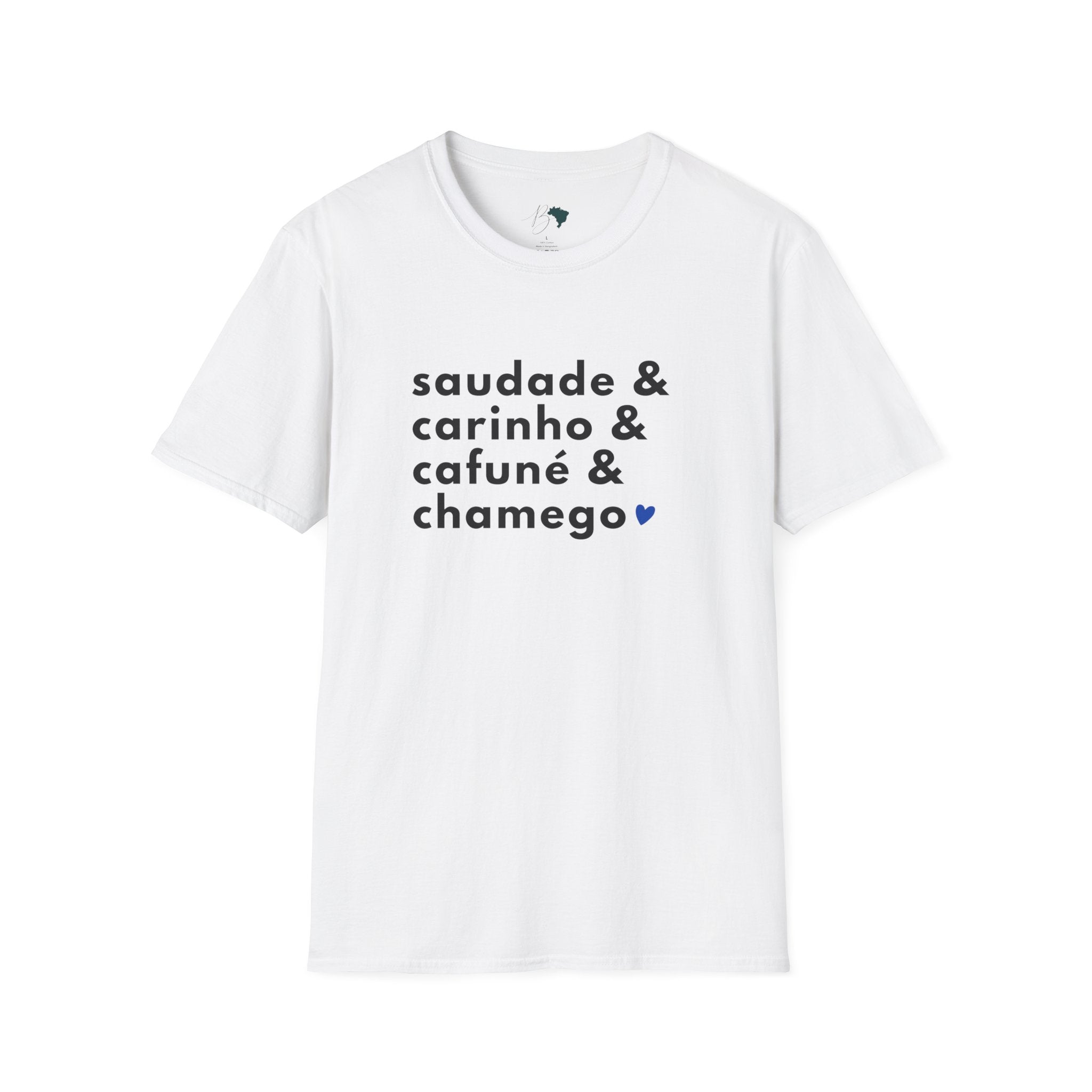 Saudade & Carinho & Cafuné & Chamego – Brazilian Words of Affection T-Shirt Unisex
