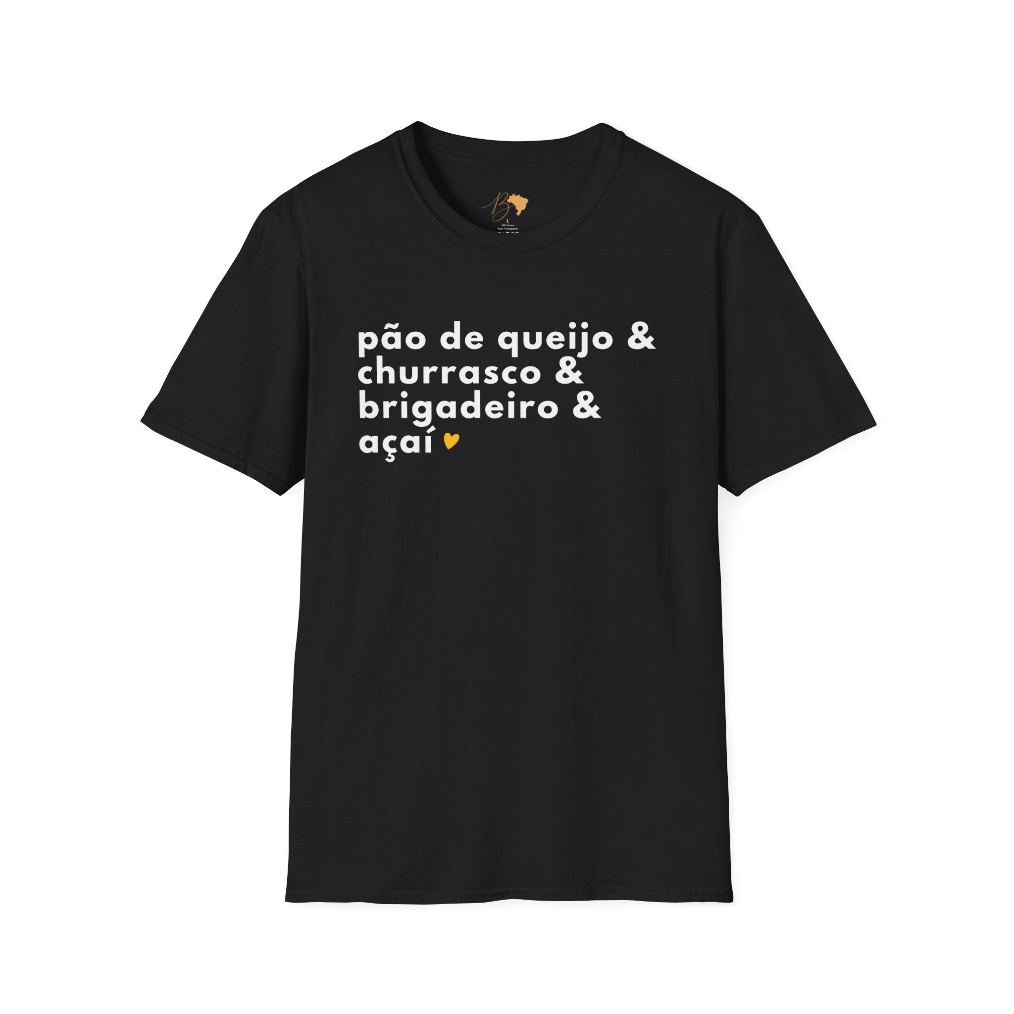 Pão de Queijo & Churrasco & Brigadeiro & Açaí – Brazilian Essentials Unisex T-Shirt