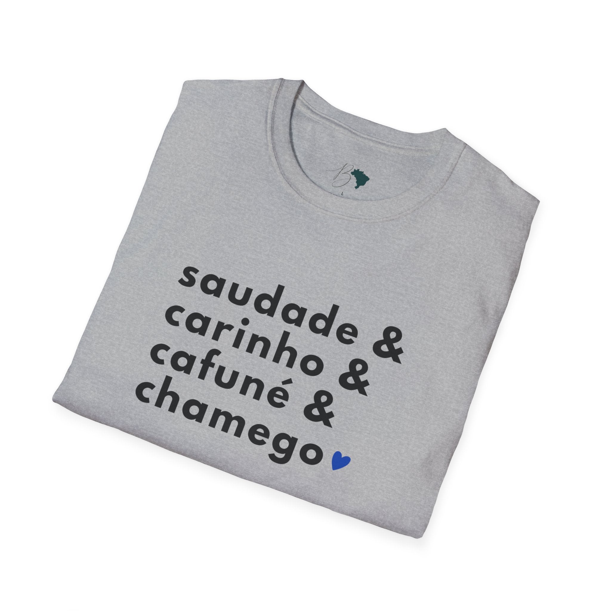 Saudade & Carinho & Cafuné & Chamego – Brazilian Words of Affection T-Shirt Unisex