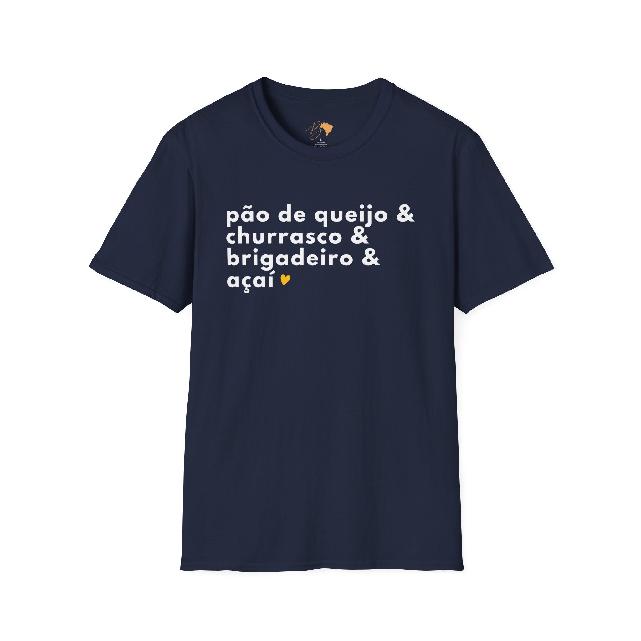 Pão de Queijo & Churrasco & Brigadeiro & Açaí – Brazilian Essentials Unisex T-Shirt