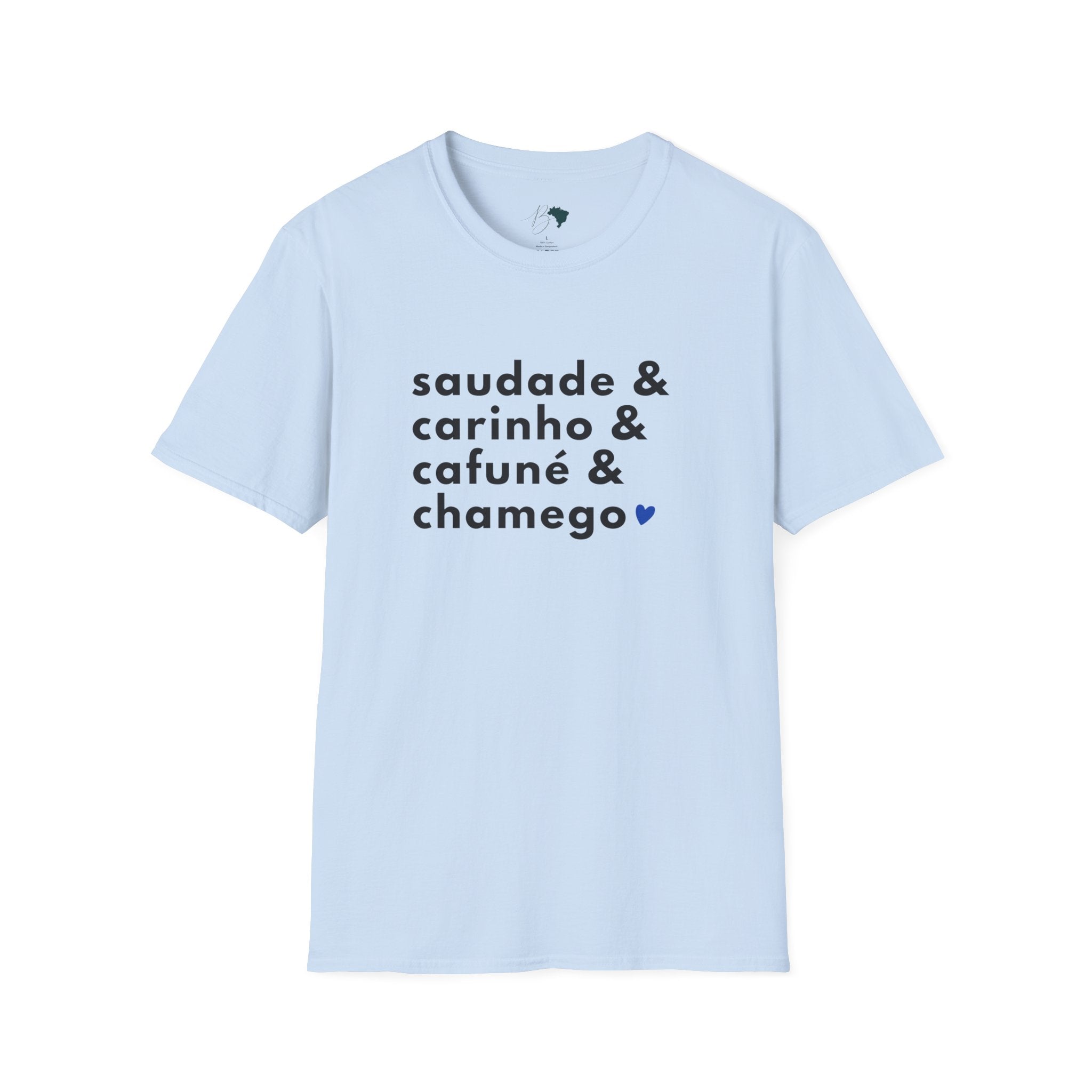 Saudade & Carinho & Cafuné & Chamego – Brazilian Words of Affection T-Shirt Unisex