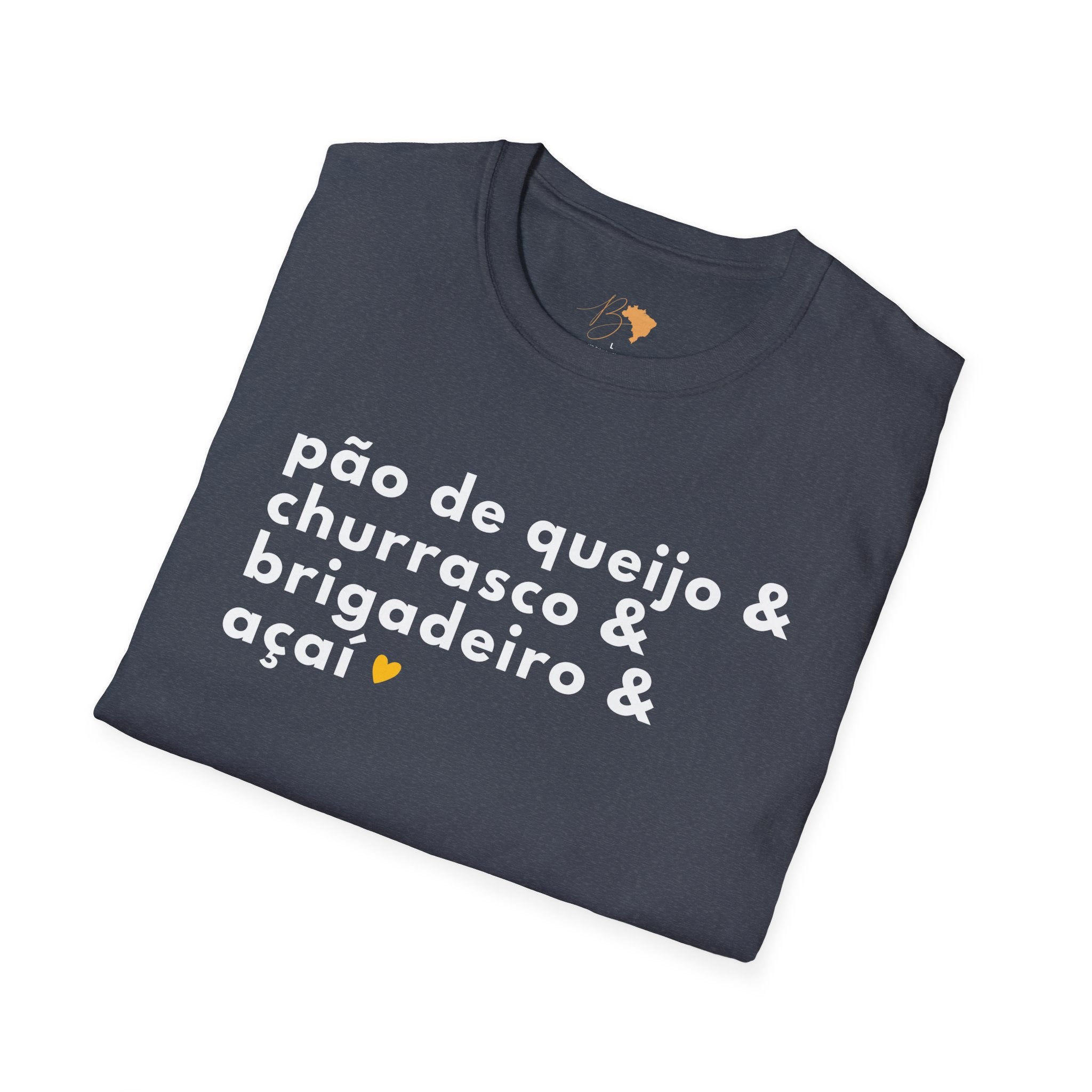 Pão de Queijo & Churrasco & Brigadeiro & Açaí – Brazilian Essentials Unisex T-Shirt